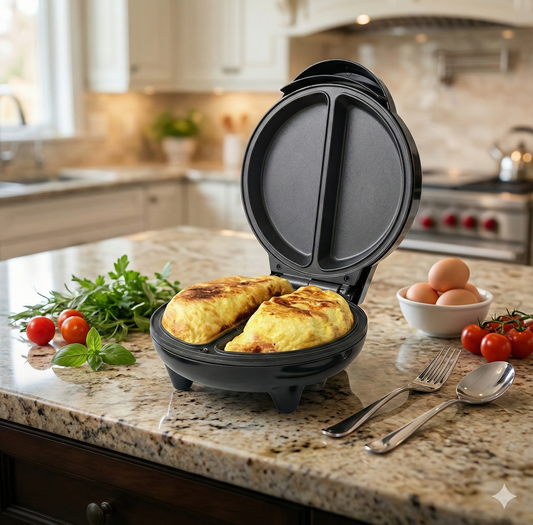 Dual-Zone Electric Omelette Maker