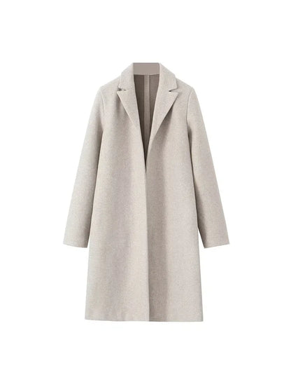 Women's Overcoat in Boiled Wool