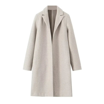 Women's Overcoat in Boiled Wool
