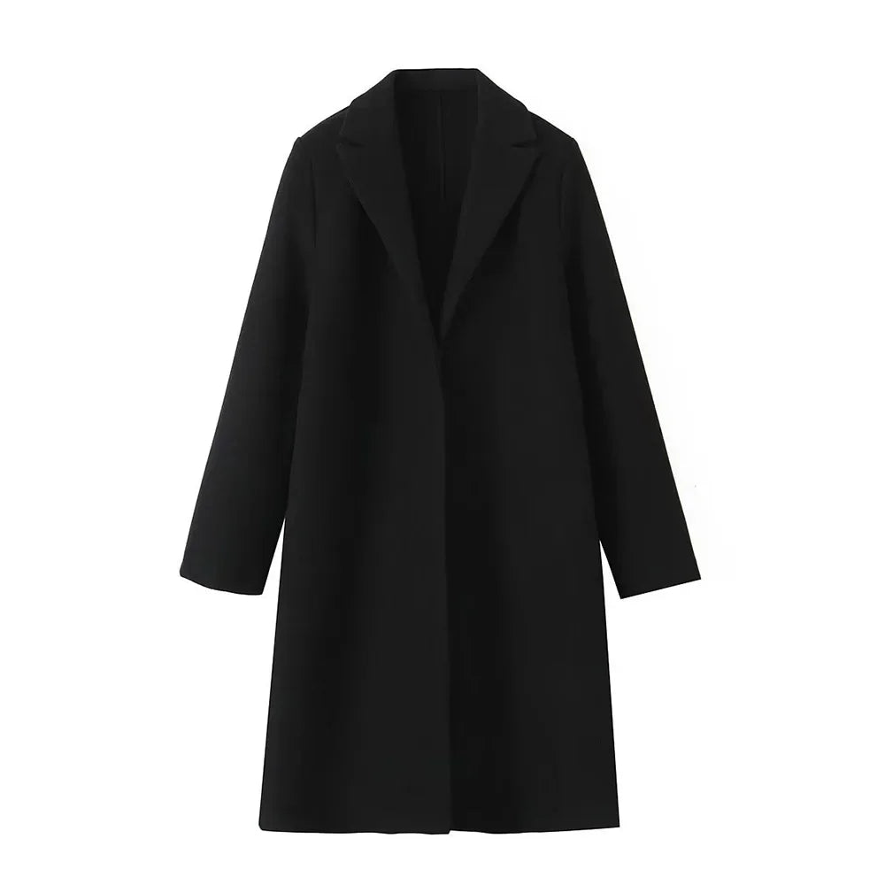 Women's Overcoat in Boiled Wool