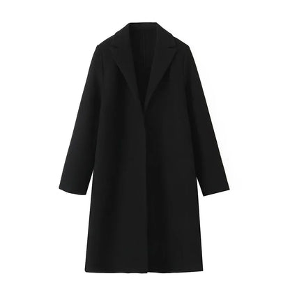 Women's Overcoat in Boiled Wool